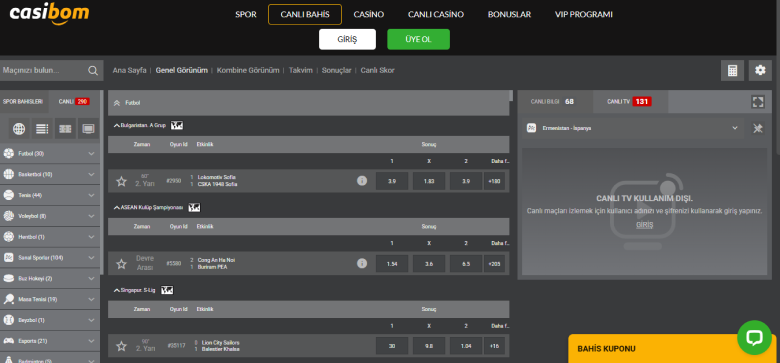 Sports bet